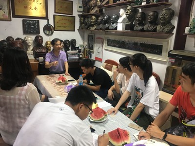 武漢工程大學傳統文化尋訪團前往赤壁古戰場探究三國文化